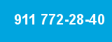 911 772-28-40 911 772-28-40